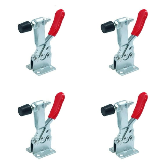 4 Pcs Toggle Clamp Hold Down Clamp 220Lbs Holding Capacity Antislip Toggle Clamp