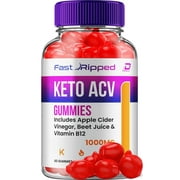 Fast Ripped Gummies - Fast Ripped Apple Cider Vinegar Gummy Supplement for Energy - Fast Ripped Keto Gummies Dietary Supplement (60 Gummies)