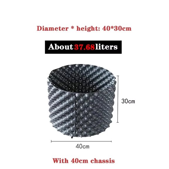 Fast Root Grow Nursery Pot Pruning Tool - Plant Root Control Trainer Container for Garden Tree Bonsai Transplant