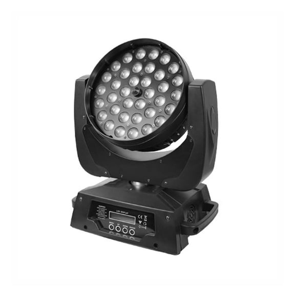 Fast Shipping LED Wash Zoom Moving Head Light 36x10W RGBWA+UV 4IN1 Touch Screen Lyre 16 Channels DJ Disco Party Bar ,Easy to Install