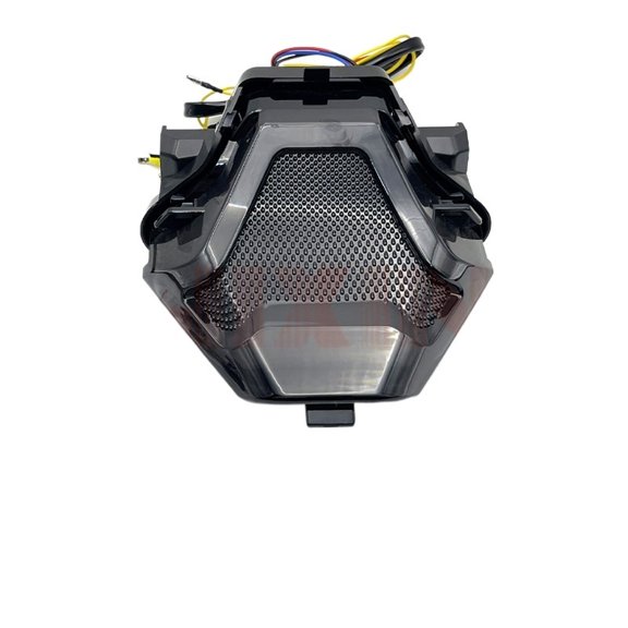 Fast Shipping Suitable for Yamaha R3 R25 MT03 MT07 taillight, motorcycle brake light and turn signal with flash function, smoked lens, easy to install