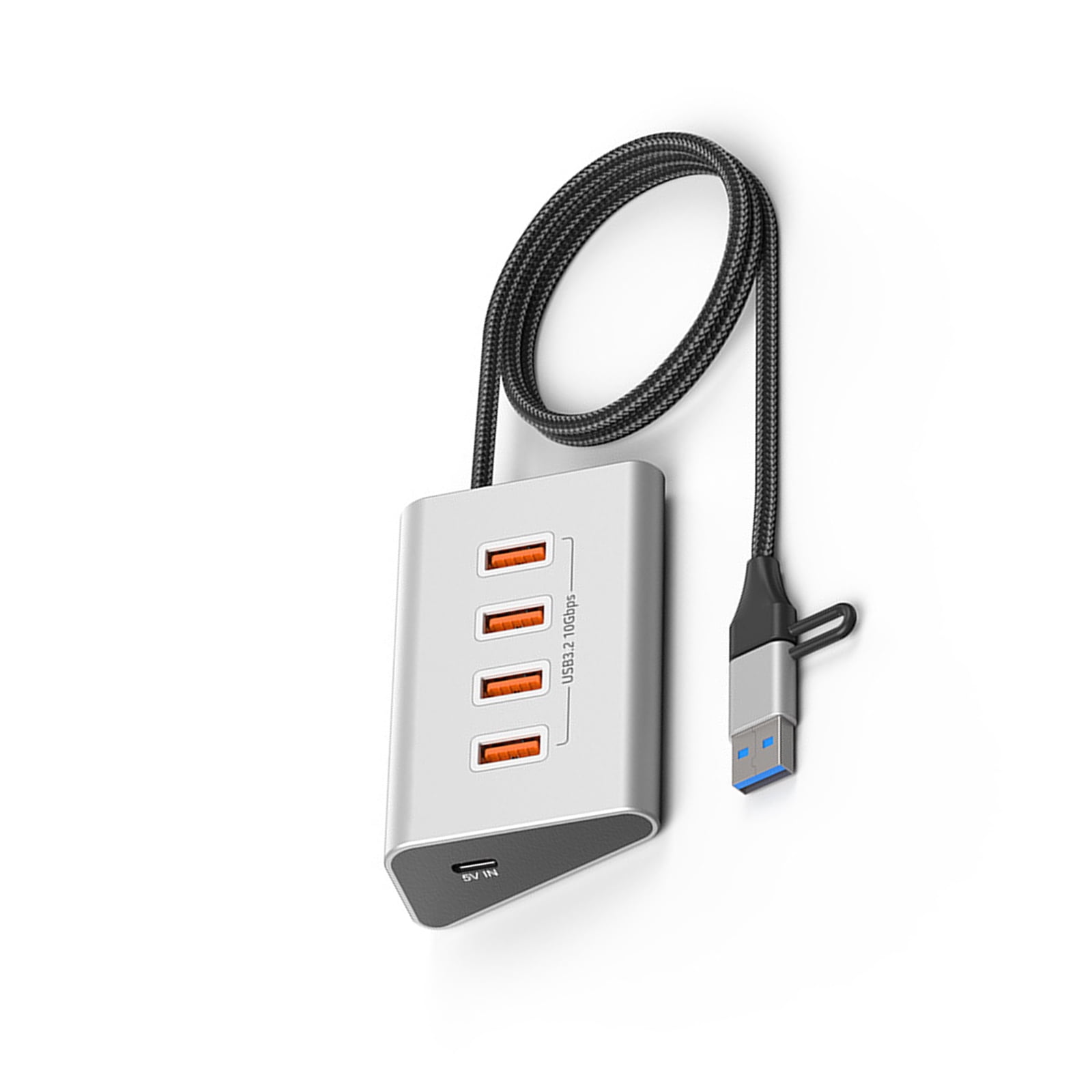 Fast Speed 10Gbps USB C Hubs Aluminum Adapter Multiple Interfaces Card Reader For Laptop