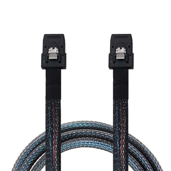Fast Speed 12G Internal MiniSAS SFF-8087 to SFF-8087 Server RAIDs Data Cable 1m for Hard Disk Connection