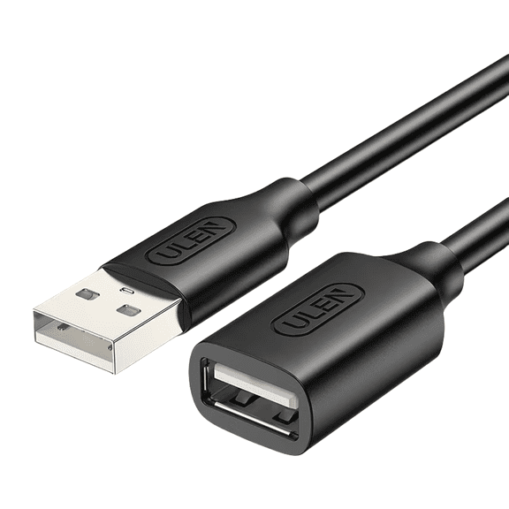 Fast Speed 480Mbps USB 2.0 Male to Female Extender Cord for Data Sync and Charging for USB Hubs, and More Devices
