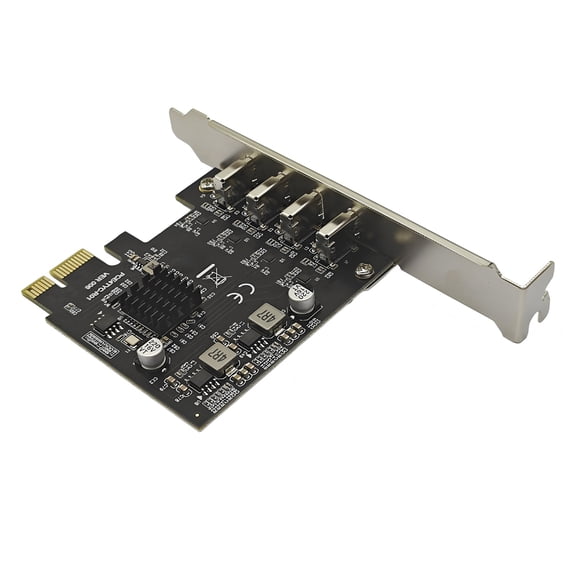 Fast Speed 5Gbps USB C PCIE 1X Expansion Card With 4 Port For Enhances Connectivities