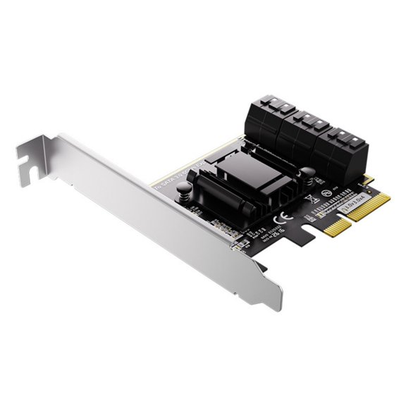 Fast Speed 6Gbps PCIE SATA3.0 Adapter Card With Metal Cover Enhances Durability And Stability