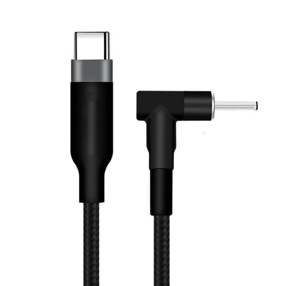 Fast Speed Charging USB C to 4.0x1.7mm Adapter Cable for Notebook, 20V 5A Power Line with Braided Exterior