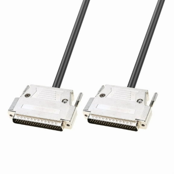 Fast Speed DB62 Male Female Extension Cable SCSI Data Line for Barcode Scanners
