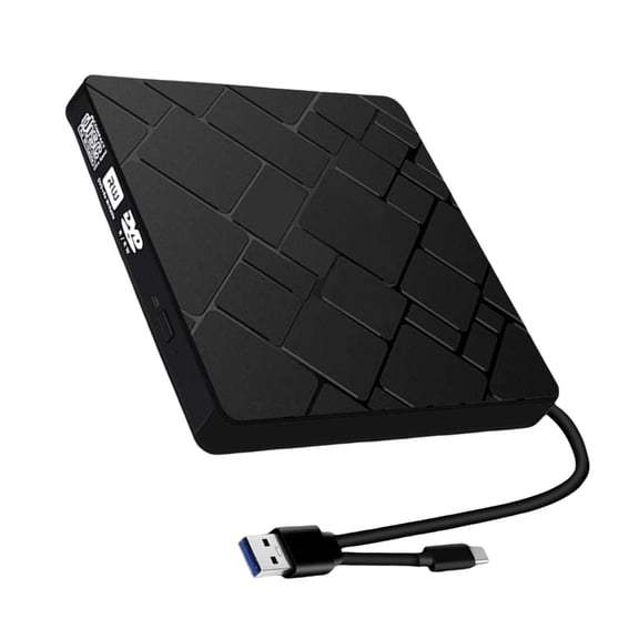 Fast Speed External DVDs Drive USB3.0 Type C Portable Burners Writer for Laptop Desktop