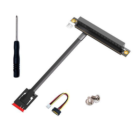 Fast Speed Key to PCIExpress 1X 4 8X 16X Risers Cable, Flexible Extender Cable
