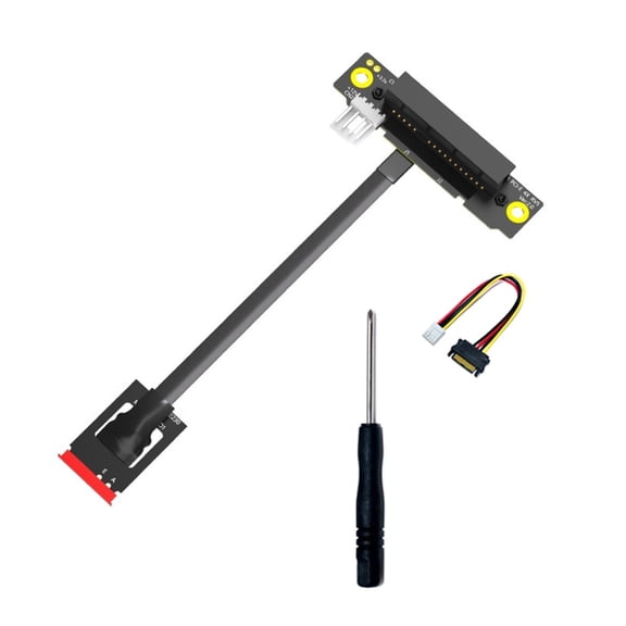 Fast Speed M.2 NGFF to PCIExpress 1X 4X 8X 16X Risers Card Flexible Extender Cable