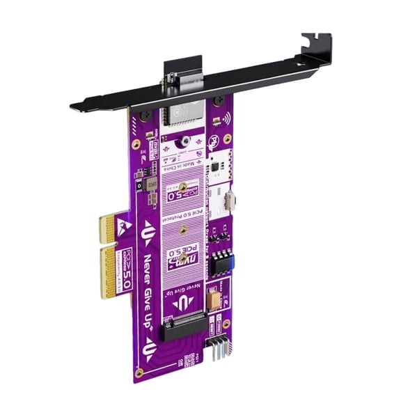 Fast Speed PCIe5.0 NVMe Expansion Card Supporting Remote PC Power Control and Wide Compatibility for Multiple Interfaces
