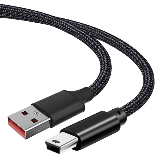 Fast Speed Small USB Cable Braided USB 2.0 to Small USB Cable Corrosions Resistant USB Cable for External Hard Drives