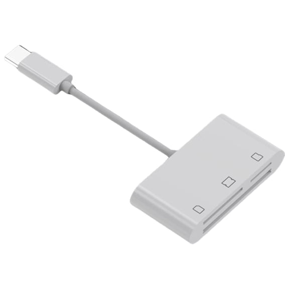 Fast Speed Type C Card Reader for SDTFCF Cards for Phone 15/16 and Other Type C Devices