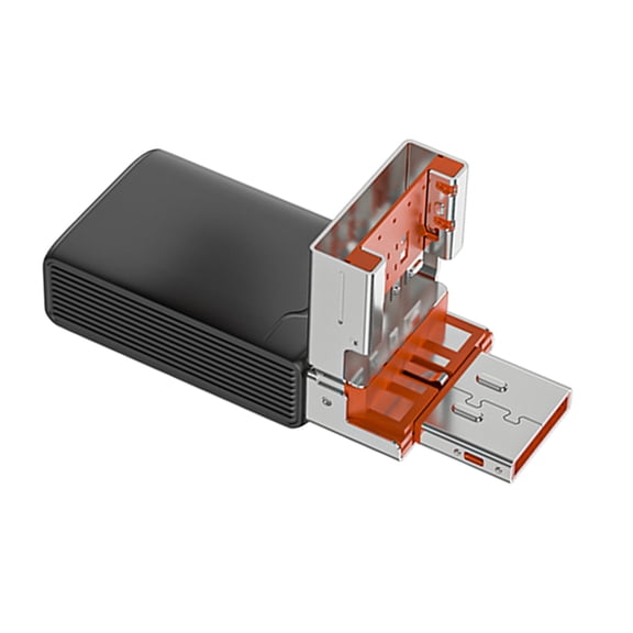 Fast Speed Type C USB MicroSDs Card Reader Metal Case for Multiple Devices Including Laptops and Tablets