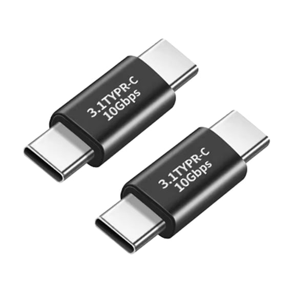 Fast Speed USB 3.1Type C Female to Male Converter Adapter Fast Speed Data Transfer for Digital Enthusiasts 2PCS