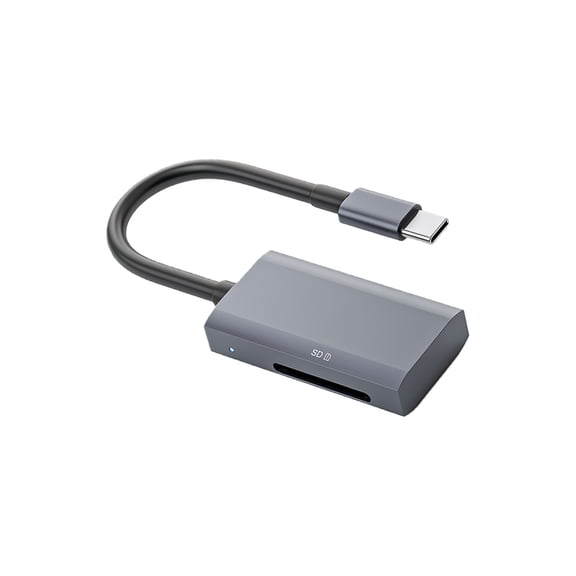 Fast Speed USB C/A to TFs Card Reader with 5Gbps Transfer Rate Aluminum Housing Heat Dissipation Plugs Play Function