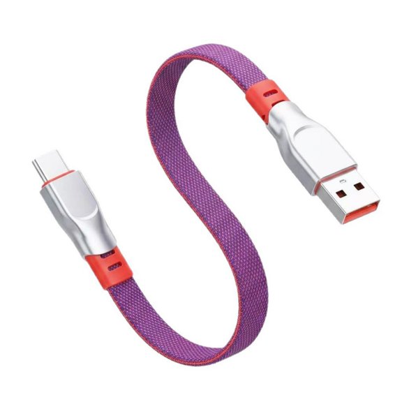 Fast Speed USB C Charging Cable 6Amp Fast Charging Braided Data Wire Line for Smartphones And Mobile Power Supply