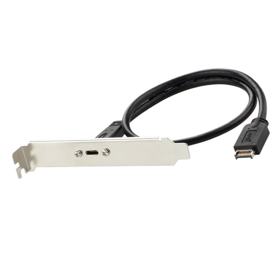 Metal USB Type E To Type C Converters Cable For Motherboards Graphics Card And Workstations Setups