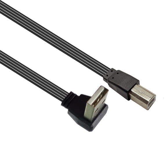 Fast Speed USB to USB B Cable for Printers Scanners Plastic Shielded Construction Ensures Stable Data Transmission