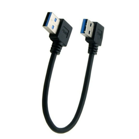 Fast Speed USB3.0 A to A Cable Featuring 90 Degree Left and Right Angles USB3.0 A Type Extension Cable