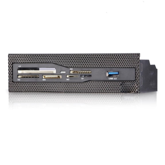 Fast Speed USB3.0 Card Reader Integrated Front Panel for Cases Small Memory Card Wide Compatibility