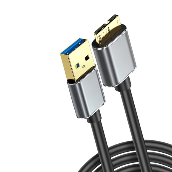 Fast Speed USB3.0 MicroB Data Cable For Hard Drive Fast Syncs And Charging