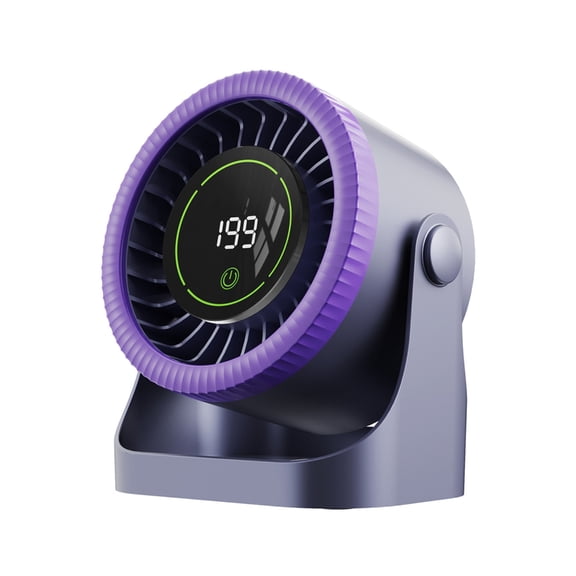Fast Speed Vortexes USB Fan For Office Home With Digital Display And Wall Mount