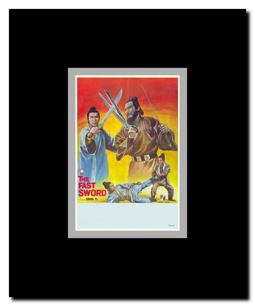 Fast Sword Framed Movie Poster