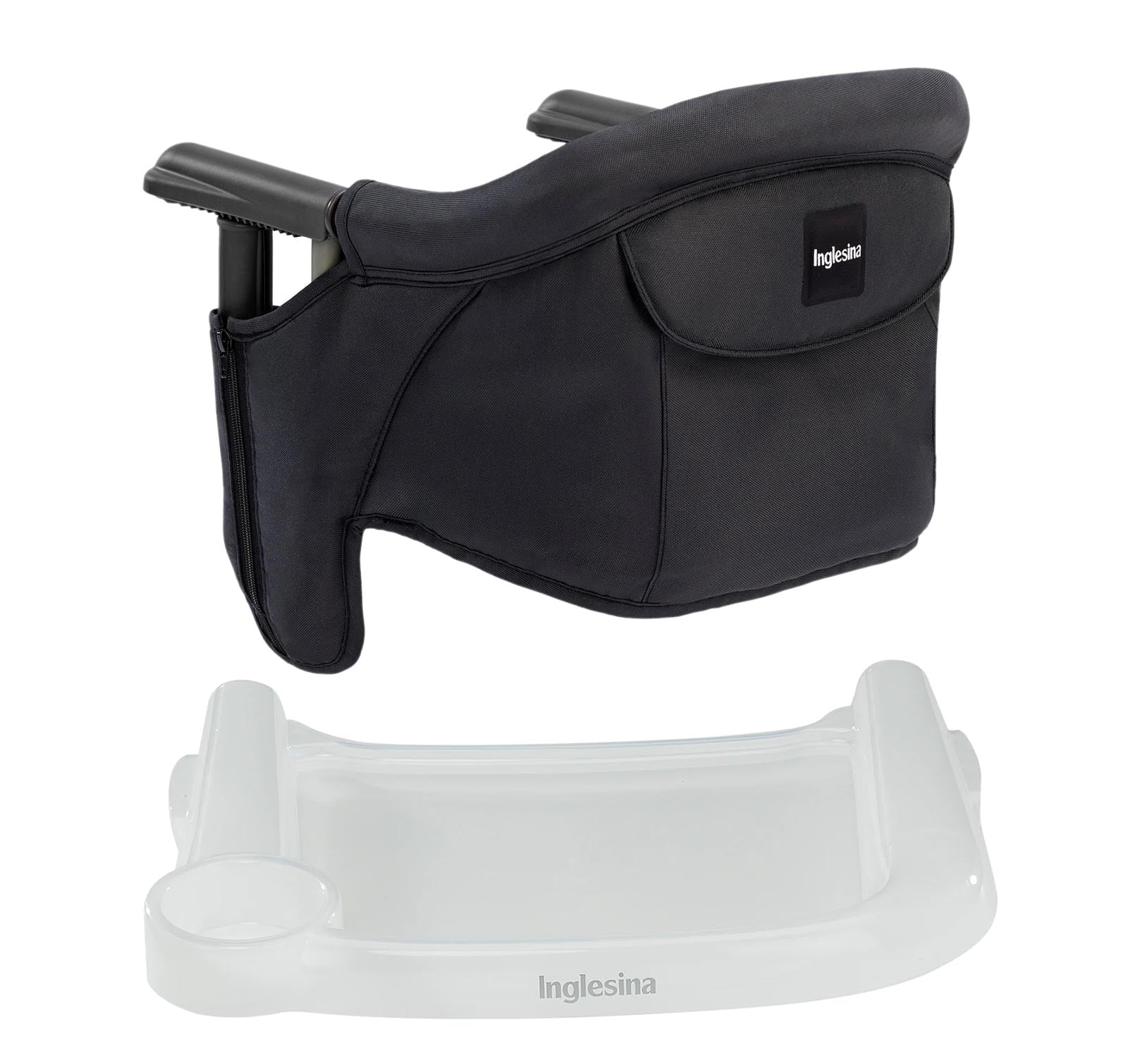 Fast Table Chair - Black + Fast Dining Tray Plus