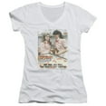 thumbnail image 1 of Fast Times Ridgemont High Fast Carrots Junior Women's T-Shirt V-Neck White, 1 of 1