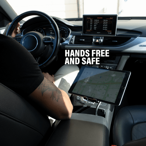 Fast Track USA Car Cup Holder Phone Mount 2 in 1 Cup Holder Tablet Mount & Cup Phone Holder for Car with Adjustable Base