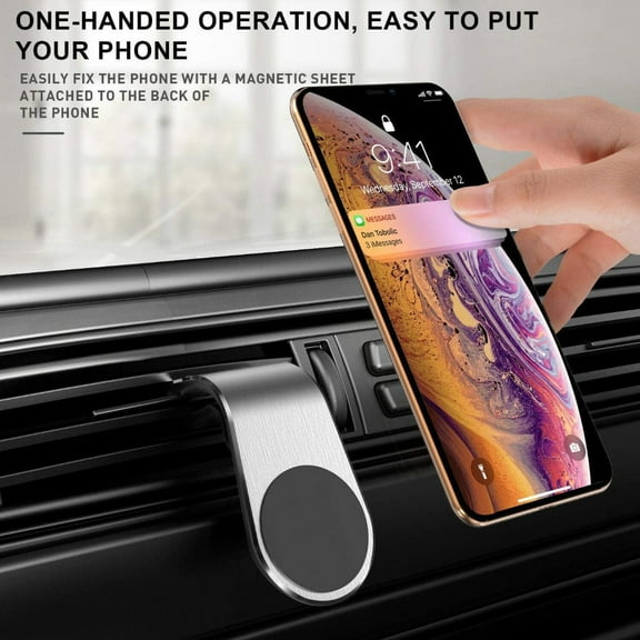 Fast Track USA Magnetic Air Vent Clip Car Smartphone Mount, 1 Count