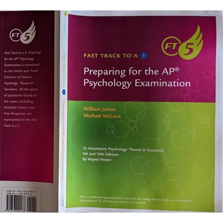 Fast Track to a 5 Preparing for the AP Psychology Examination 9781337292177 1337292176 - New