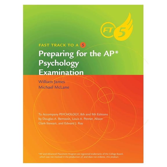 Pre-Owned Fast Track to a 5: Psychology, 9th: Fast Track to a 5 AP Test Prep Workbook (Edition 9) (Paperback)
