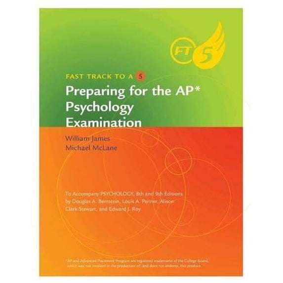 Pre-Owned Fast Track to a 5: Psychology, 9th: Fast Track to a 5 AP Test Prep Workbook (Paperback)