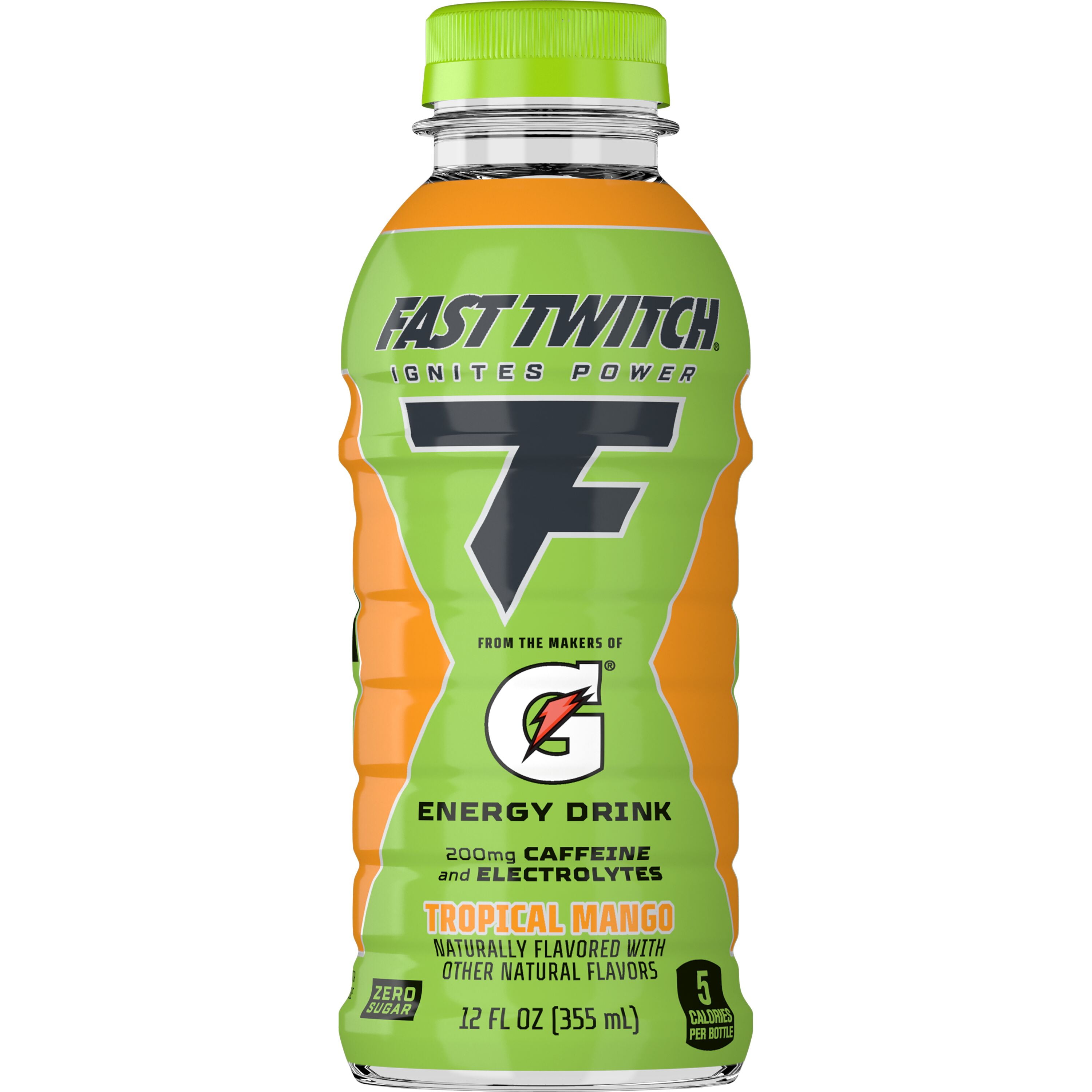 Fast Twitch Energy Drink Gatorade, Tropical Mango, 12 oz, 1 Count Can