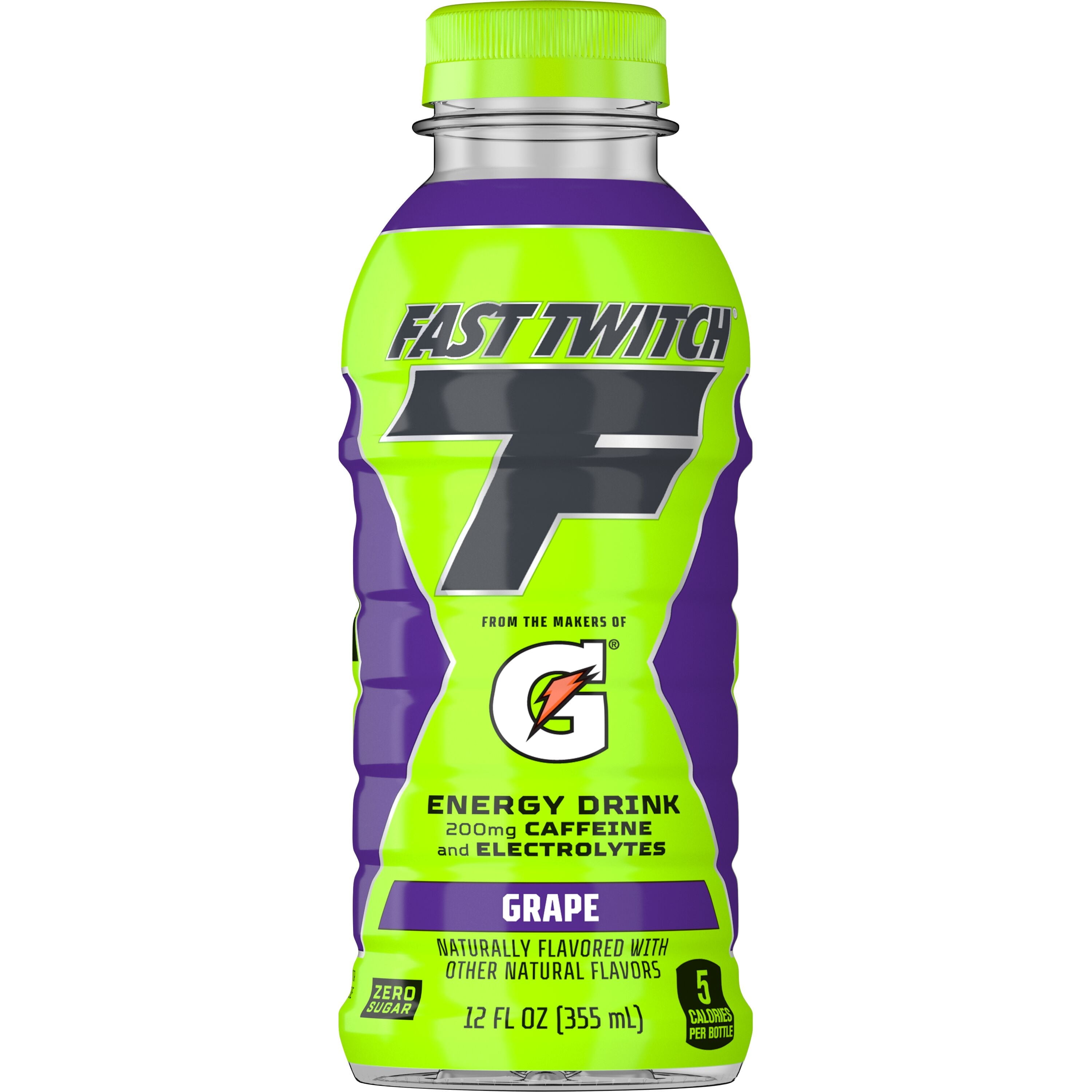 Fast Twitch by Gatorade Energy Drink, Grape, 12 fl oz, 1 Count Bottle
