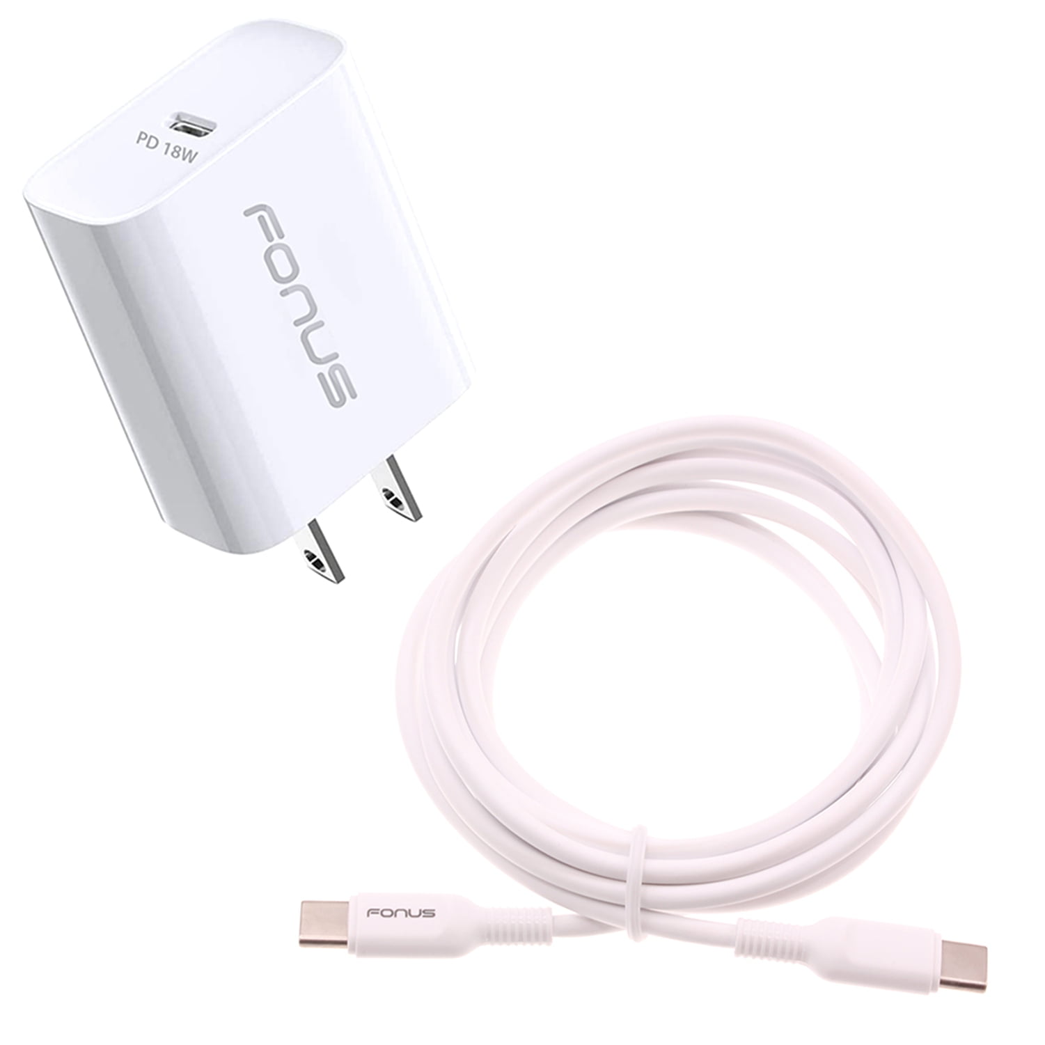 Fast Type-C 18W PD Home Charger for Samsung Galaxy A14 5G Phone - 10ft Long Cable Quick Power Adapter USB-C Wall D9D Compatible With Galaxy A14 5G Model
