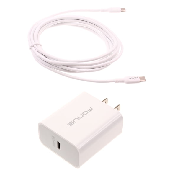 Fast Type-C 18W PD Home Charger for Samsung Galaxy S23 FE Phone - 10ft Long Cable Quick Power Adapter USB-C for Samsung Galaxy S23 FE 6.4" (Fan Edition) Model
