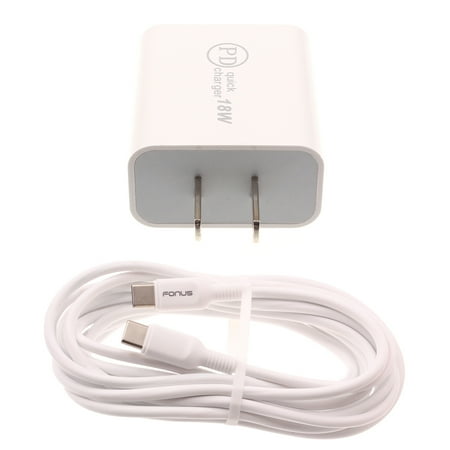 Fast Type-C 18W PD Home Charger for Samsung Galaxy Z Fold4/Fold 3 5G/Flip4/Flip 3 5G Phones - 10ft Long Cable Quick Power Adapter USB-C Z3R for Galaxy Z Fold4/Fold 3 5G/Flip4/Flip 3 5G Models