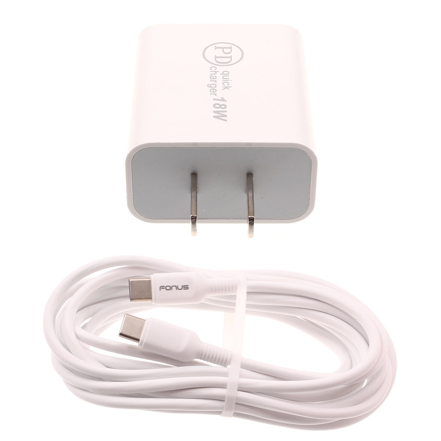 Fast Type-C 18W PD Home Charger for Nokia C110/C210/C100 - 10ft Long Cable Quick Power Adapter USB-C