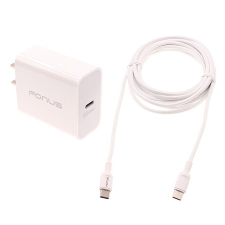 Fast Type-C 18W PD Home Charger for Samsung Galaxy Z Flip4 Phone - 10ft Long Cable Quick Power Adapter USB-C P5X Compatible With Galaxy Z Flip4