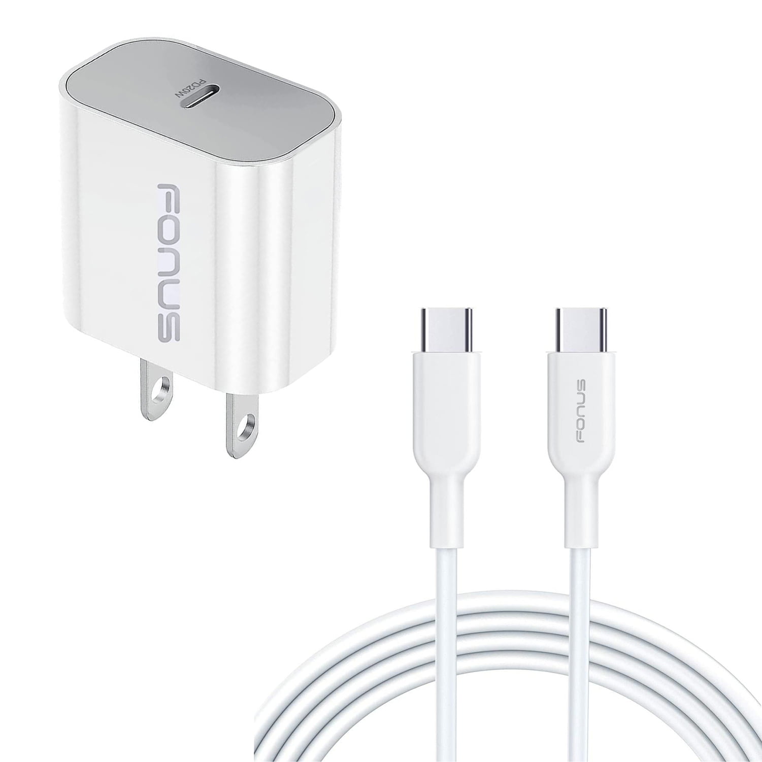 Fast Type-C 20W PD Home Charger for Nokia C110/C210/C100 - 6ft Long Cable Quick Power Adapter USB-C