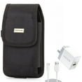 thumbnail image 1 of Fast Type-C 36W PD Home Charger w Swivel Case Belt Clip for Samsung Galaxy A13 5G,A03s Phones - 6ft Long Cable USB-C Power Cord QC3.0 Adapter, Holster Rugged Cover Pouch, 1 of 9