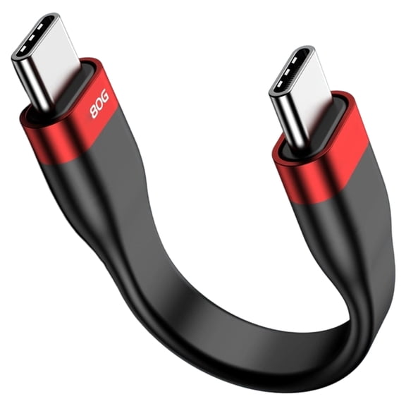 Fast USB 4 Type C Cable 5 Compatible 240W Rapid Charging 80Gbps Data Syncs Aluminum TPEs Design