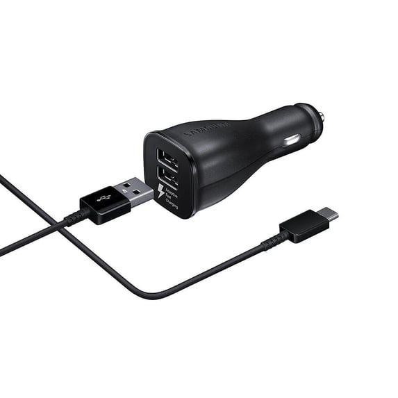 Fast USB C Dual-Port Car Charger with Type C Cable 4ft Compatible for Lenovo M10 Plus