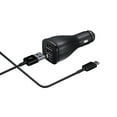 thumbnail image 1 of Fast USB C Dual-Port Car Charger with Type C Cable 4ft Compatible for Microsoft Surface Duo 2, 1 of 3