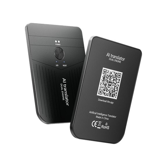 Fast Voice Clone Translator Device 0.5 Second Delay 98 Percent Accuracy Instantly Subtitles For Business And Travel