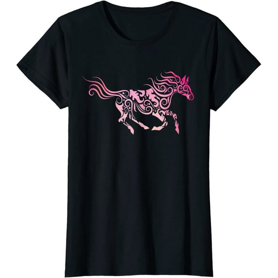 Fast Watercolor Horse Shirt for Girls Women - T-Shirt